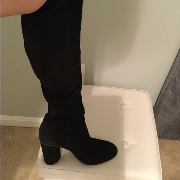 NEW Stuart Weitzman Eloise high heel suede boots - Picture 5 of 13